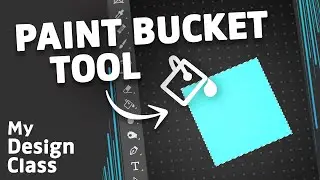 Fill An Area Using The PAINT BUCKET Tool in Photoshop