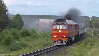 ТЭП70-0439 со скорым поездом №41 Воркута - Москва