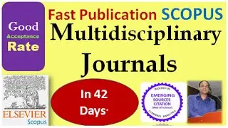 High Acceptance Rate Scopus Journals | Quick Publication | Notification in 42 Days