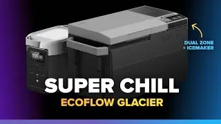 EcoFlow GLACIER Dual Zone fridge/freezer with ICEMAKER