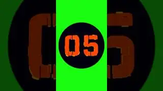 New countdown green screen #chromakey #timer #countdown #second