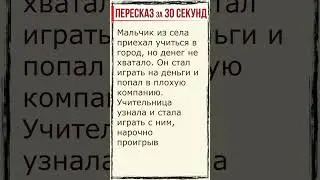 Уроки французского. Пересказ за 30 секунд. 