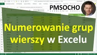 Excel - Numerowanie grup wierszy [odc.868]