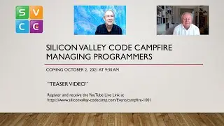 Silicon Valley Code Campfire Teaser Video (Sat Oct 2, 2021 