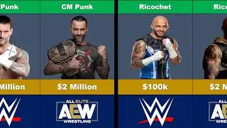 Wrestlers Salary Comparison : WWE VS AEW