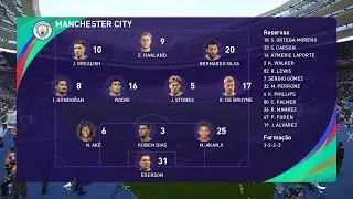 Como jogar com o Manchester City de Guardiola PES 2021