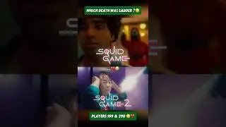 SQUID GAME SEASON 1 VS 2 SADDEST DEATH 