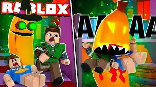 ESCAPE DA BANANA DO HALLOWEEN MALVADA NO ROBLOX!!