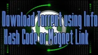How to Download Torrent Using Info Hash Code or Magnet Link