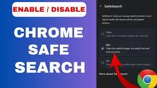 How To Turn On Safe Search On Google Chrome | 2024 Update