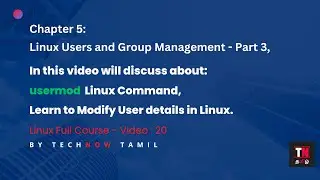 Modify Linux Users Properties with Usermod Command | Linux User Management