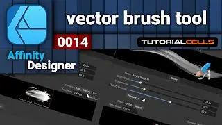 0014. vector brush tool & create custom brush in Affinity designer