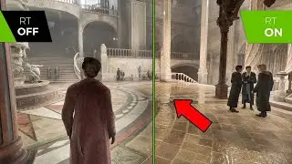 Hogwarts Legacy - Ray Tracing On/Off Comparison  |  RTX 4090