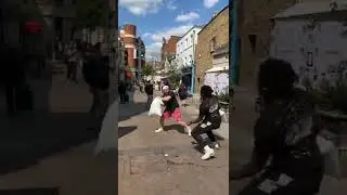 Pillow fighting in public! 😂 