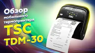 TSC TDM-30 - лучший мобильный термопринтер чеков для курьера?