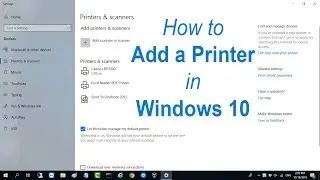 How to Add a Printer in Windows 10 | NETVN