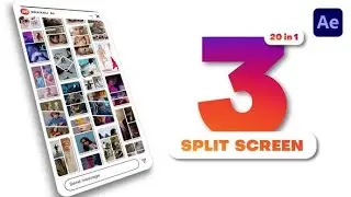 Vertical Multiscreen | After Effects Template