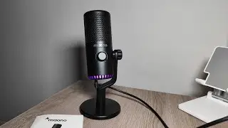 Maono DM30 RGB Programmable Gaming USB Condenser Microphone (Unboxing)
