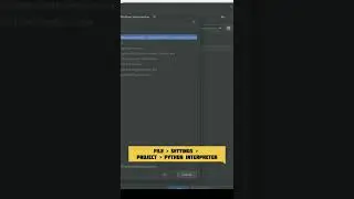 Python Pycharm Tip: Selecting interpreter for project in PyCharm
