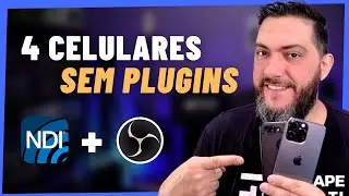 CELULAR COMO CÂMERA NDI SEM PLUGINS NO OBS 28 - 4 celulares usando NDI HX no OBS 28.0.1 sem Plugins