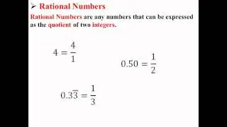 Rational Numbers