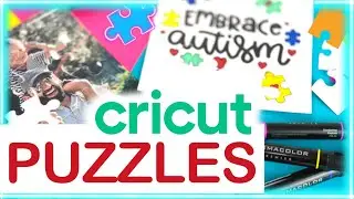 HOW TO MAKE A PUZZLE WITH CRICUT | Cricut Print Then Cut Puzzle | Cricut Draw Then Cut Puzzles