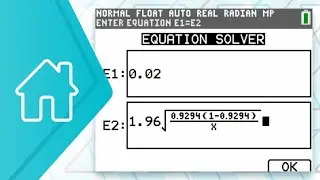 Solving Equations on the TI-84 Plus CE