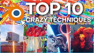 Top 10 Crazy Blender Techniques of 2022 - Best of the Year!
