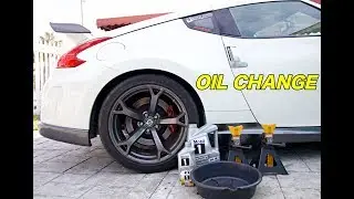 How to change 370z oil (EASY WAY)