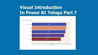 Visual Introduction In Power BI Telugu Part 7 | #powerbitelugu