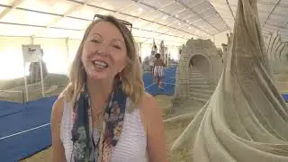 Sand Castles at the Neptune Festival in Virginia Beach