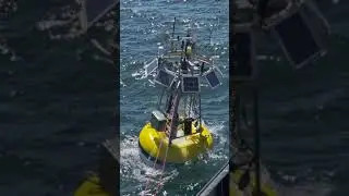 Meet the M1 buoy ⚓️ #ocean #oceantech #technology #oceanhealth #oceanography #montereybay #monterey