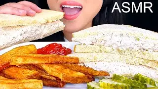 ASMR TUNA SANDWICH & FRIES MUKBANG | LUNCH TIME | ASMR Phan