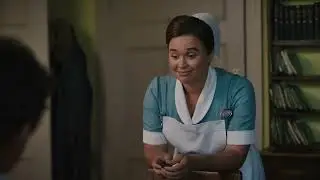 Dr Turner worries for a patient in CALL THE MIDWIFE Season 13 Episode 2 clip