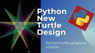 Awesome Python turtle pattern 🌟 