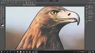 Make first Logo in Photoshop with Pen-tool and Brush.