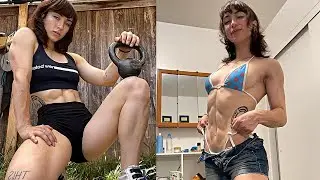 Beauty & Cute Muscle Girl😮🔥 - Lean Beef Patty