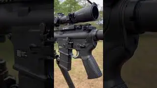 Shooting an LWRC M6 IC-A2 on a Sunwayfoto hunting tripod