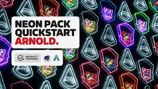 Getting Started with Neon Materials in Arnold in Cinema 4D | Greyscalegorilla Product Training