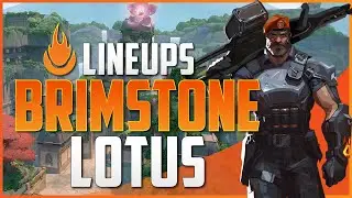 BRIMSTONE LINEUPS ON LOTUS | VALORANT