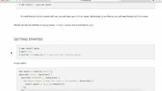 Installing and Setting Up Mocha