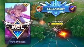 THE FORGOTTEN FANNY PUNK PRINCESS SKIN !! HYPER CARRY IN MCL !! -MLBB
