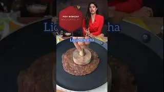Liquid Paratha Part 2 - Super Healthy & Delicious SWEET POTATO RAGI PARATHA 😍Janhvi Kapoor’s Choice