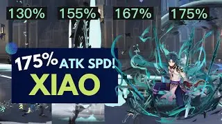 175% ATK SPEED Xiao! Does it affect the plunge?