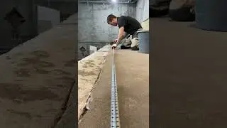 Установка маяка под стяжку 
