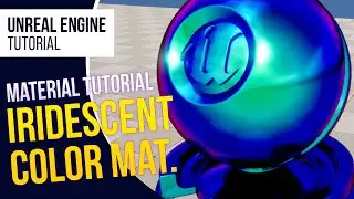 UE5 l Creating Iridescent Color Material l 3-Minute Tutorial l Unreal Engine 5
