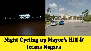 Night Cycling up Mayor's Hill, Kuala Lumpur