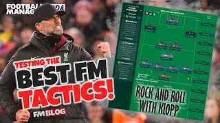 Testing the Best FM24 Tactics - Rock and roll with Klopp | Football Manager 2024