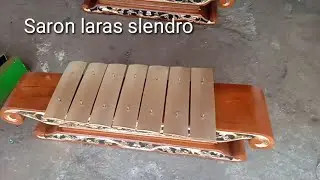 Saron slendro bahan besi