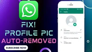 How to Fix WhatsApp Profile Picture Automatically Removed Problem Solved || @Noteartener